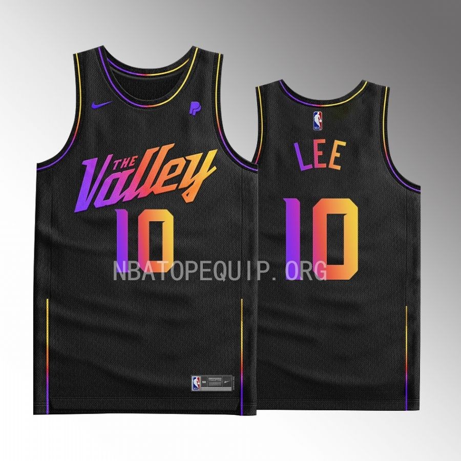 Damion Lee Phoenix Suns Black #10 Jersey Valley City Fashion Tank