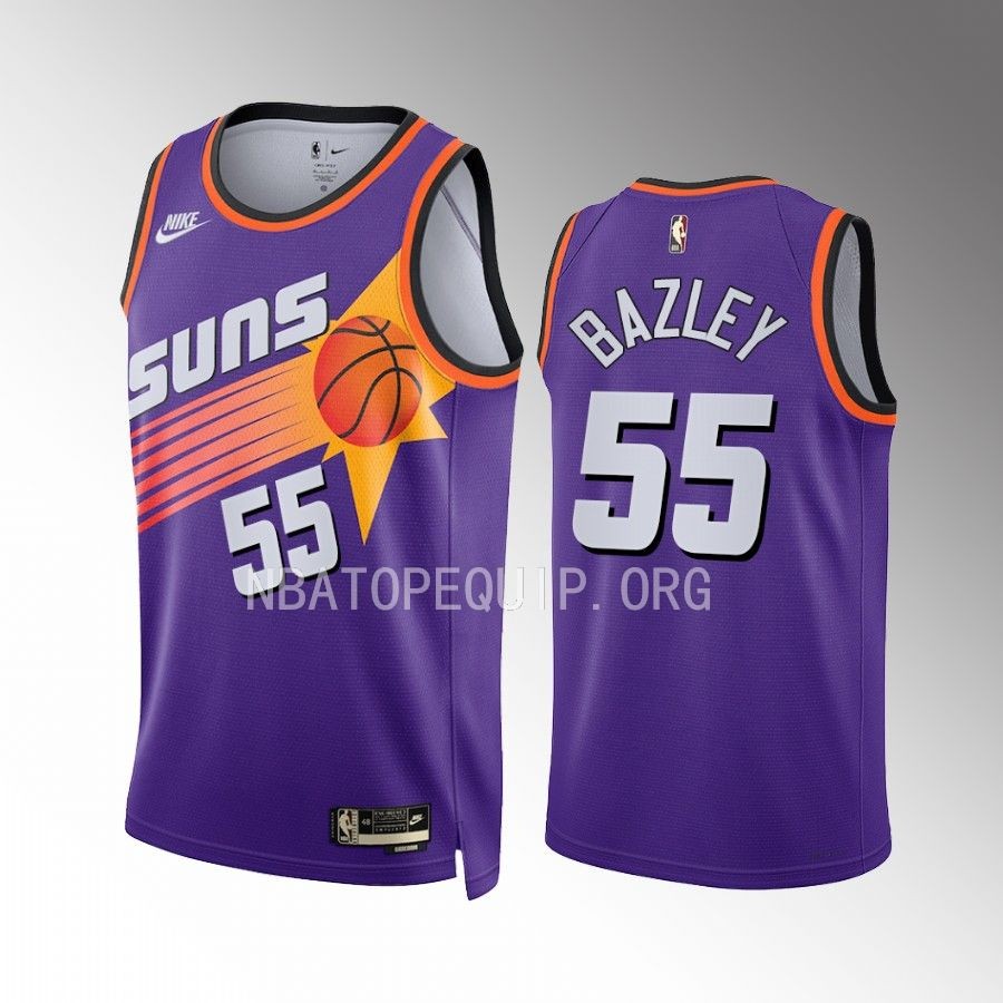 Darius Bazley Phoenix Suns Purple #55 Classic Edition Jersey Swingman
