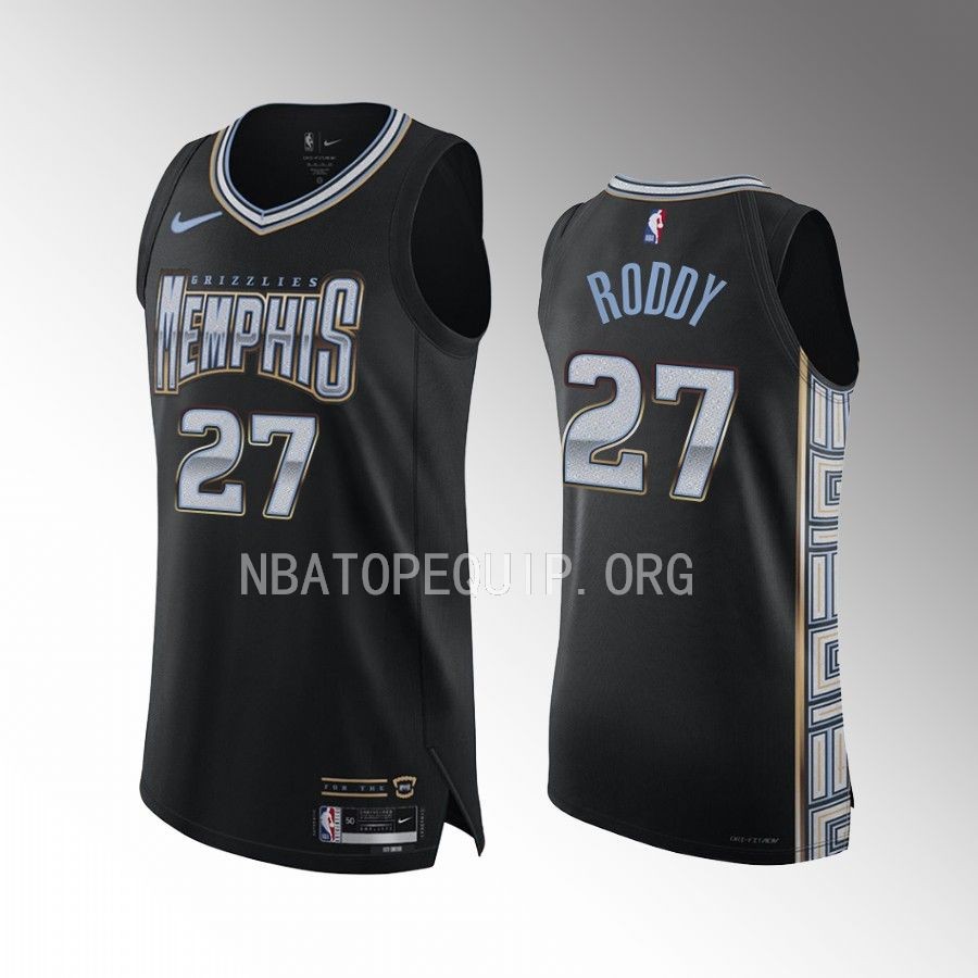 David Roddy Memphis Grizzlies City Edition #27 Jersey Black