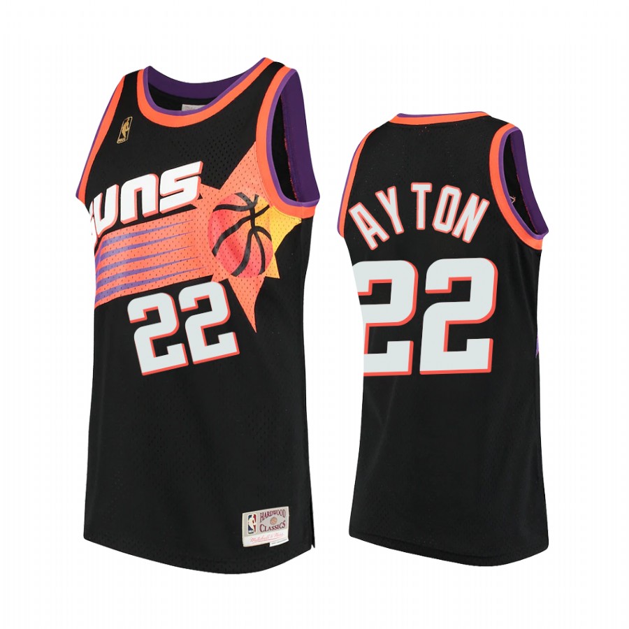 Deandre Ayton #22 Phoenix Suns Hardwood Classics Jersey Black