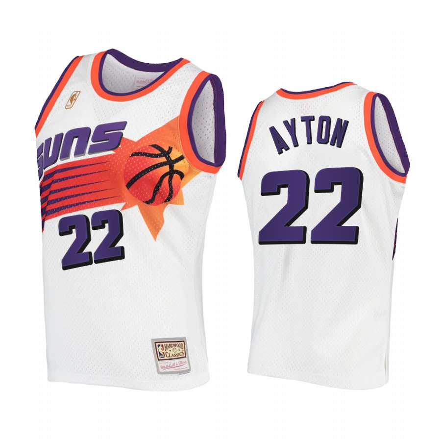 Deandre Ayton #22 Phoenix Suns Hardwood Classics Jersey White