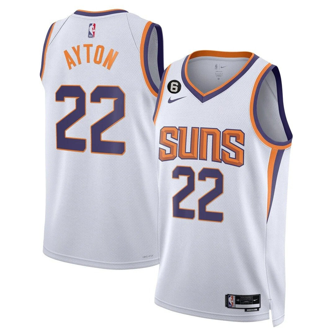 Deandre Ayton Men's Phoenix Suns Players Swingman Association Jersey - All Stitched