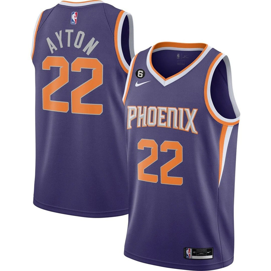 Deandre Ayton Men's Phoenix Suns Players Swingman Icon Jersey - All Stitched