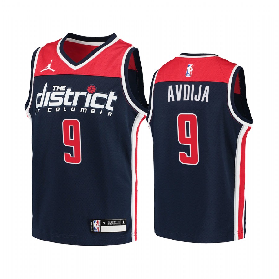 Deni Avdija Washington Wizards Statement Youth Jersey - Navy