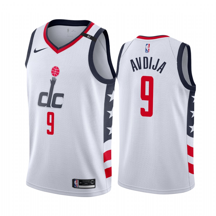 Deni Avdija Washington Wizards White City Jersey Draft
