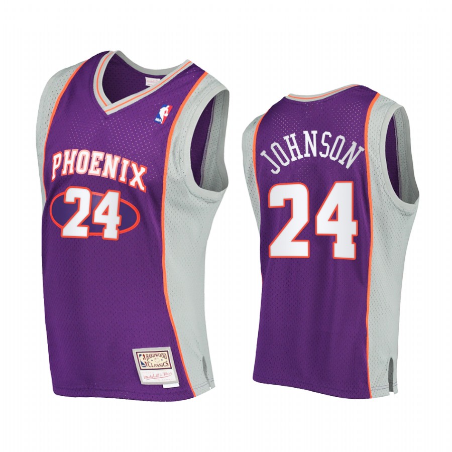 Dennis Johnson #24 Phoenix Suns Hardwood Classics Jersey Purple