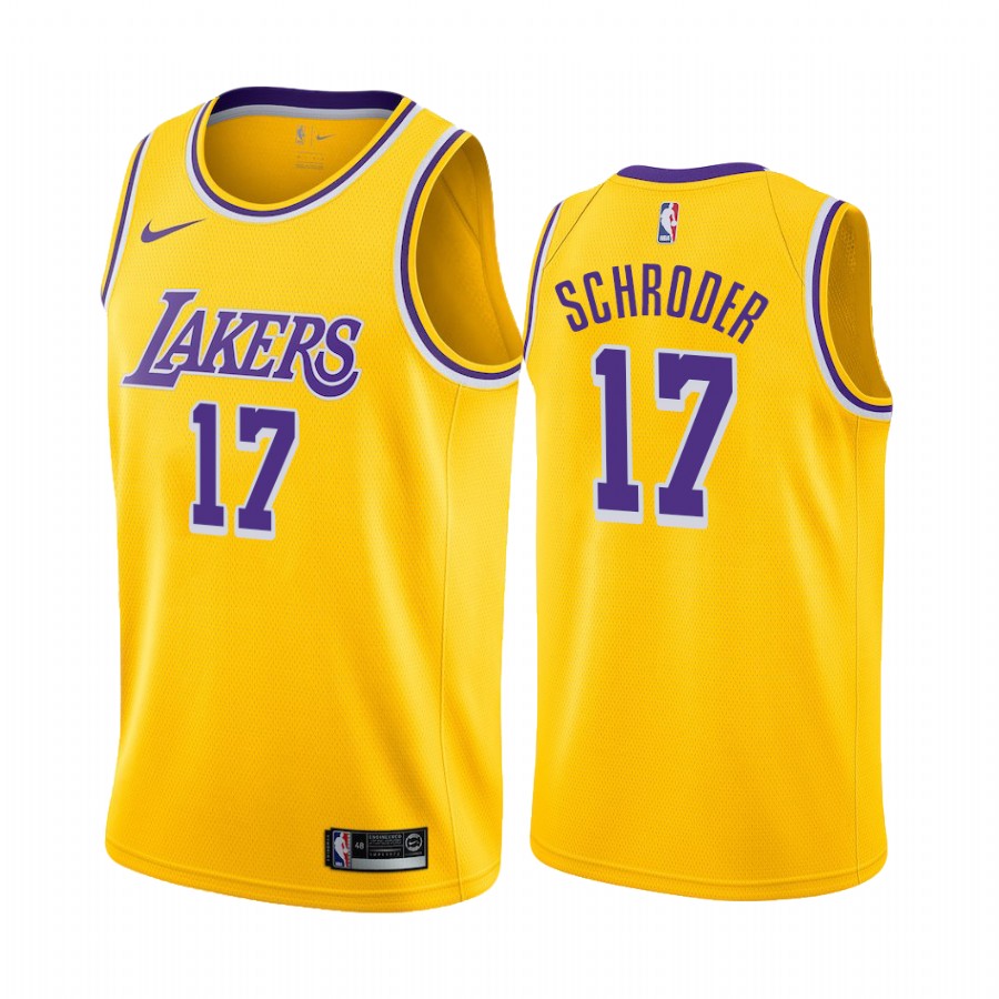 Dennis Schröder Los Angeles Lakers Gold Icon Edition Trade Jersey