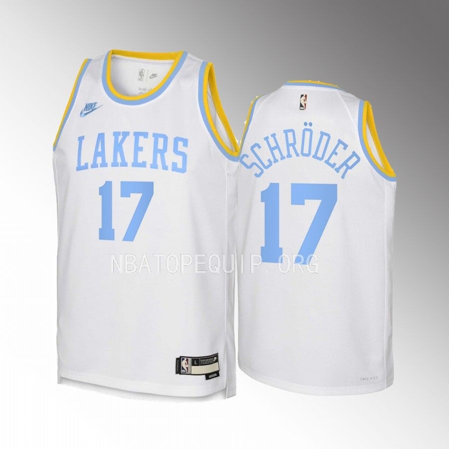 Dennis Schroder Los Angeles Lakers Classic Edition White Youth Jersey - Swingman