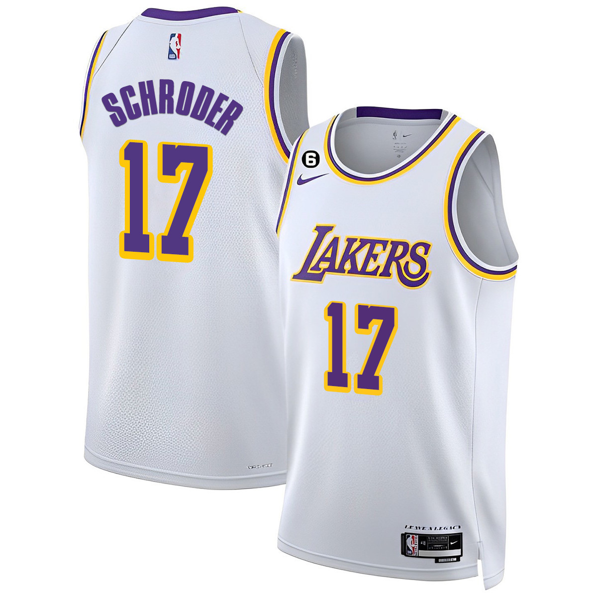 Dennis Schroder Men's Los Angeles Lakers Collection Association Jersey - All Stitched
