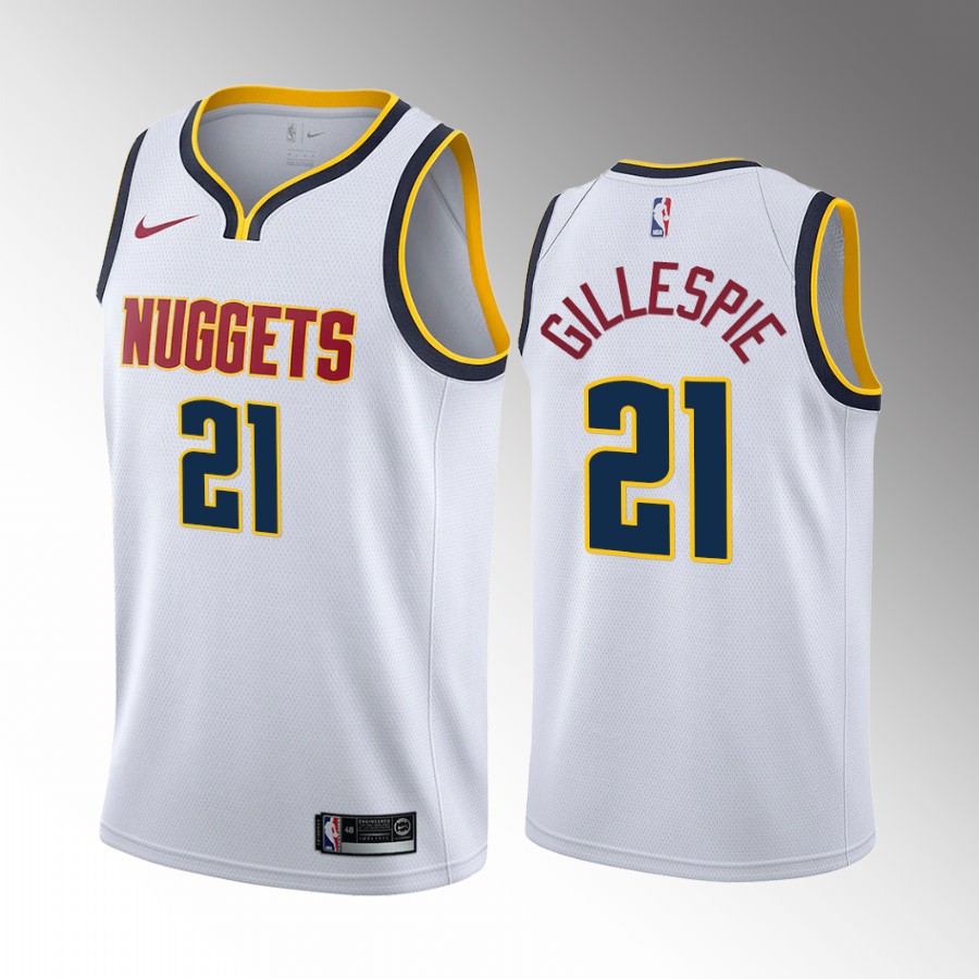 Denver Nuggets Collin Gillespie #21 Association Edition White Jersey Villanova