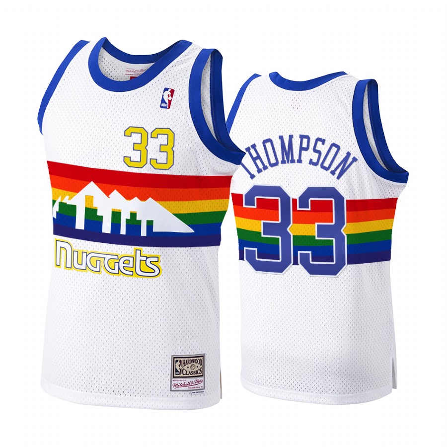 Denver Nuggets David Thompson #33 Hardwood Classics 1991-92 Jersey Men's