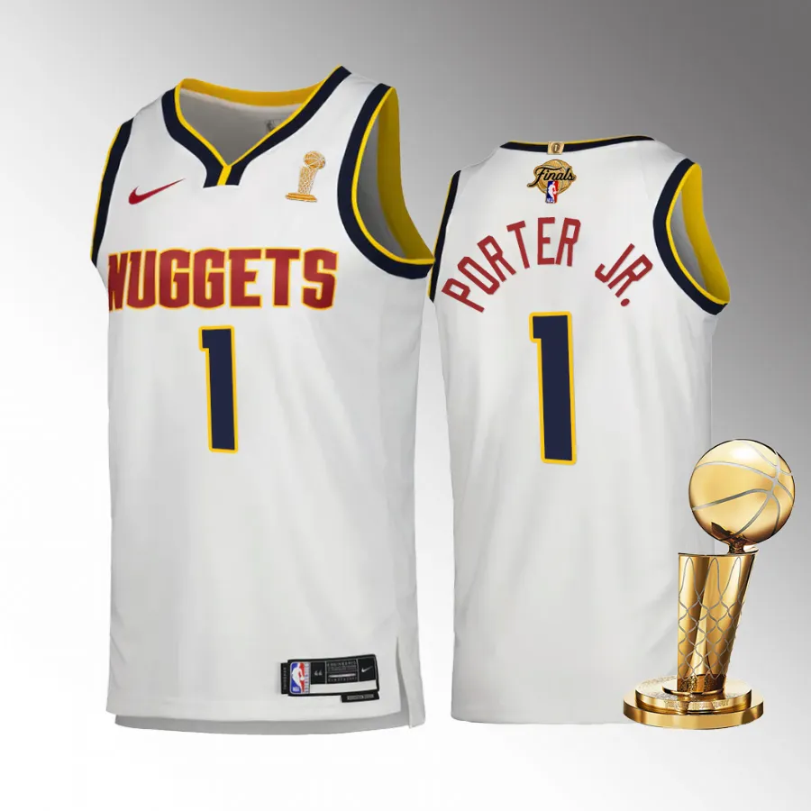Denver Nuggets Michael Porter Jr. Finals Champions Jersey White #1 Association