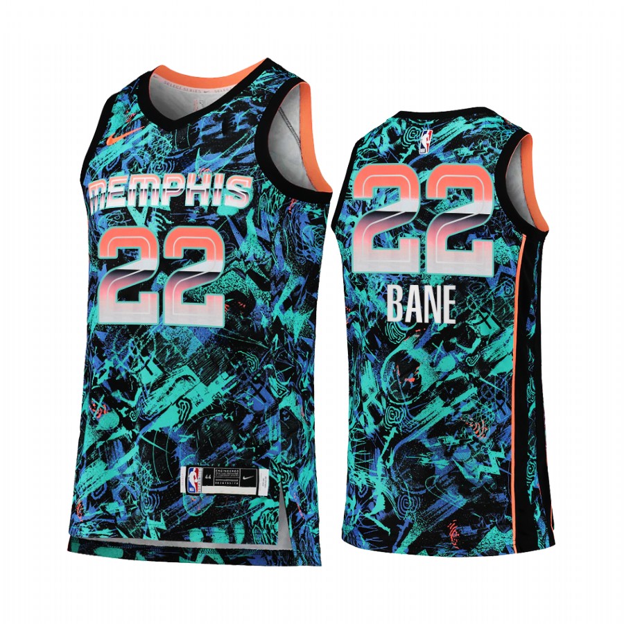 Desmond Bane Memphis Grizzlies Select Series Turquoise Jersey Dazzle