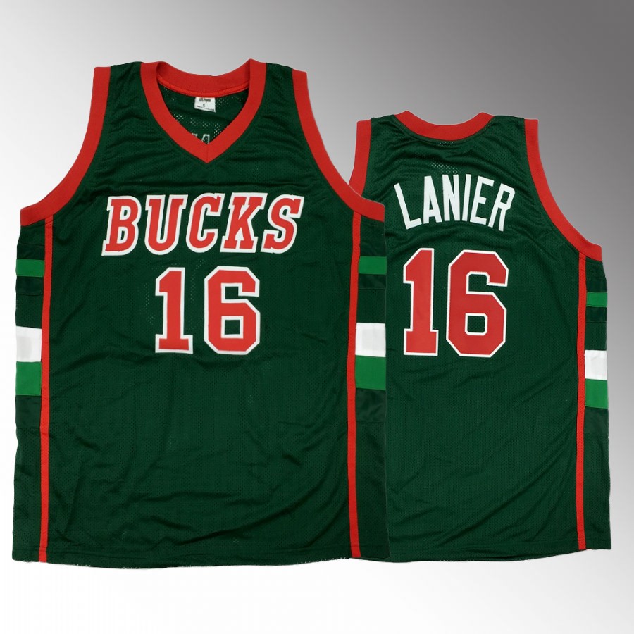 Detroit Pistons Bob Lanier Throwback #16 Green Jersey