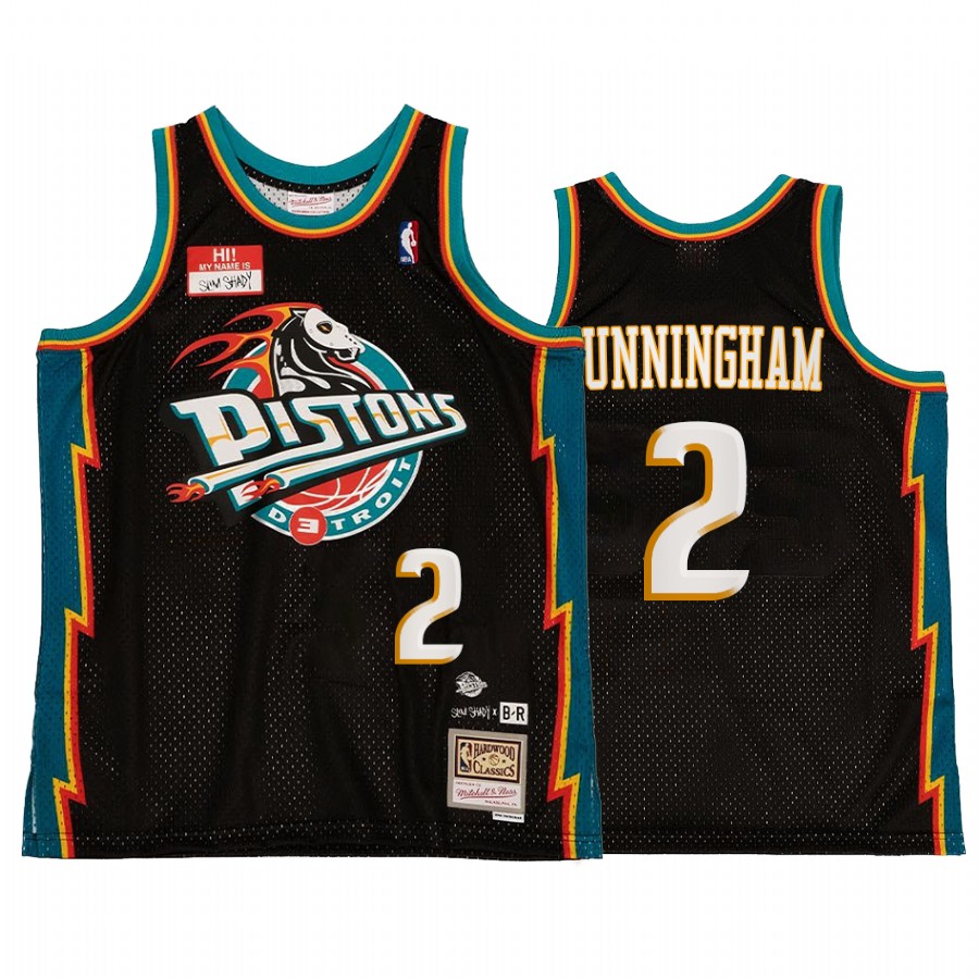 Detroit Pistons BR Remix Cade Cunningham Black Jersey HWC Limited Edition