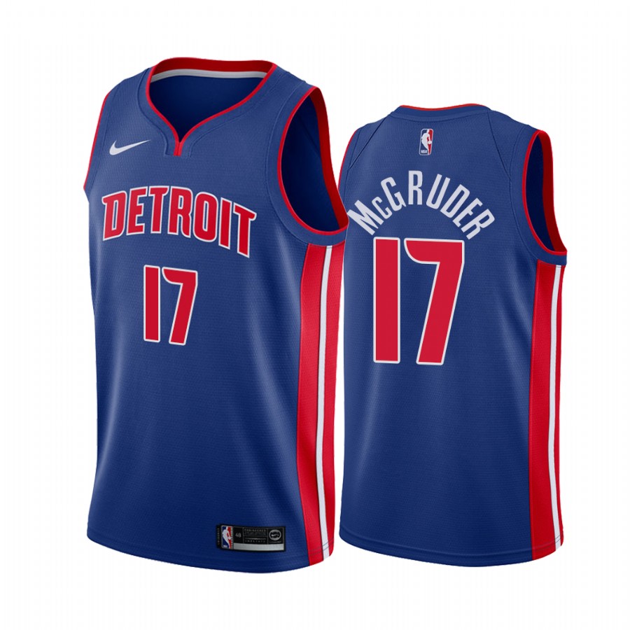 Detroit Pistons Rodney McGruder #17 Blue Icon Jersey