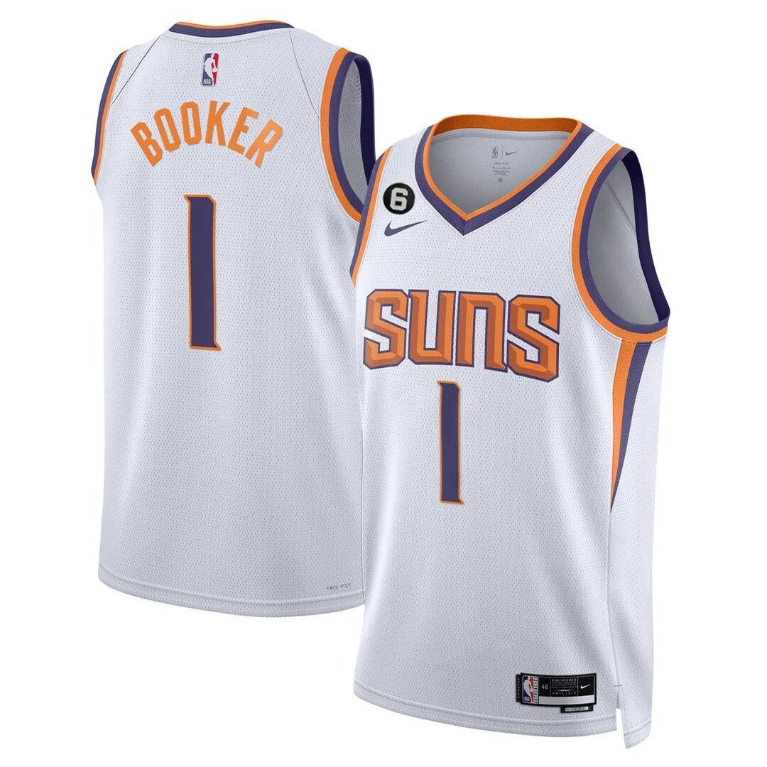 Devin Booker Men's Phoenix Suns Players Swingman Association Jersey - All Stitched
