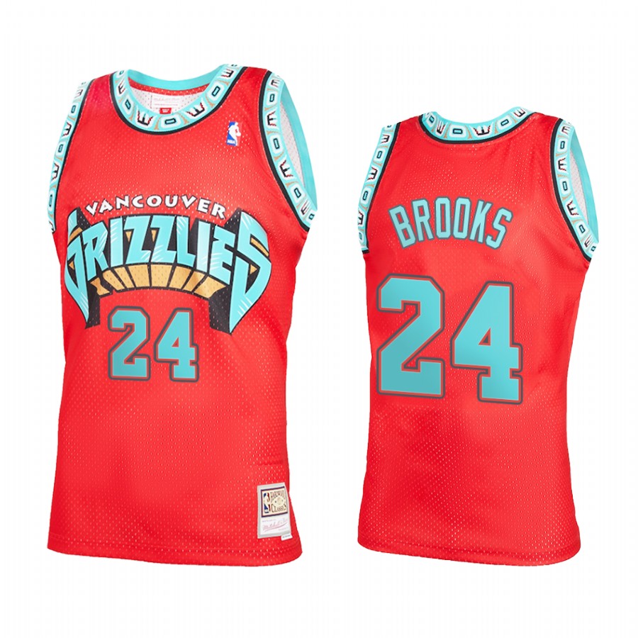 Dillon Brooks 24 Memphis Grizzlies Reload 2.0 Red Jersey Throwback