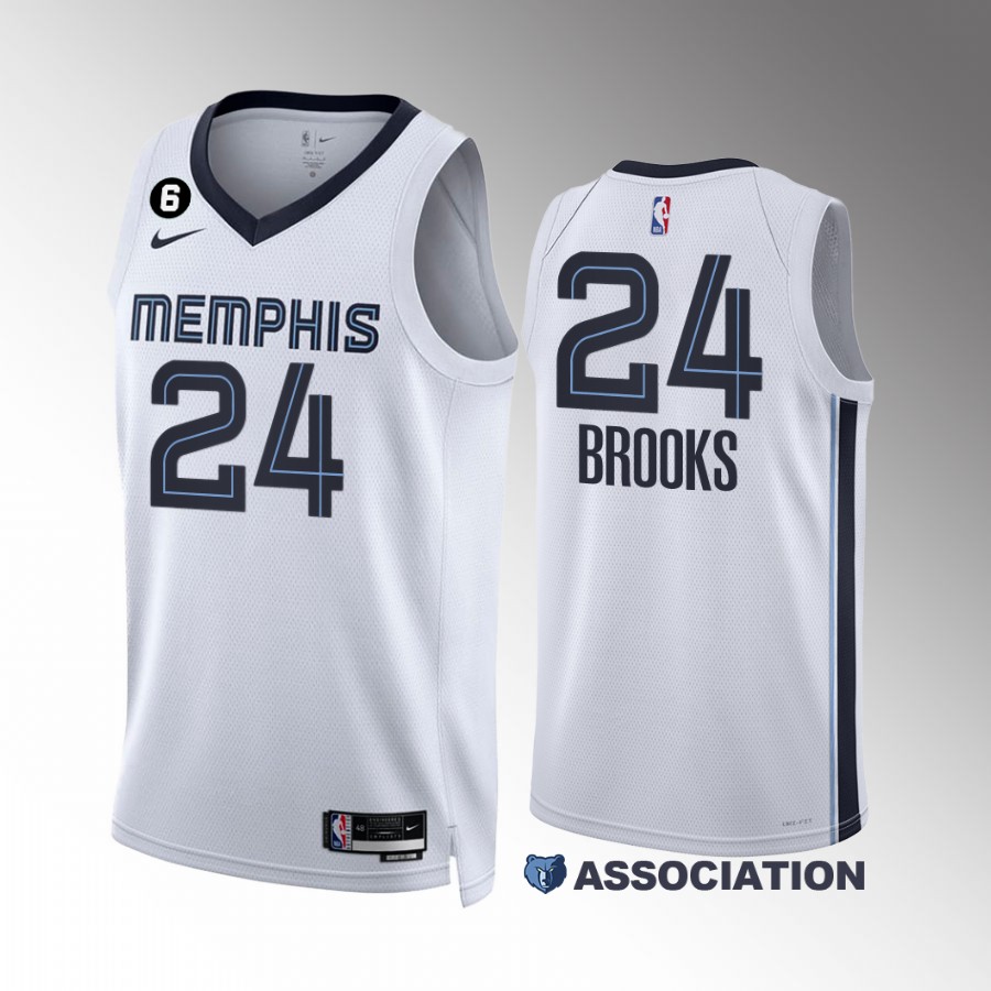 Dillon Brooks #24 Memphis Grizzlies Association Edition White Jersey