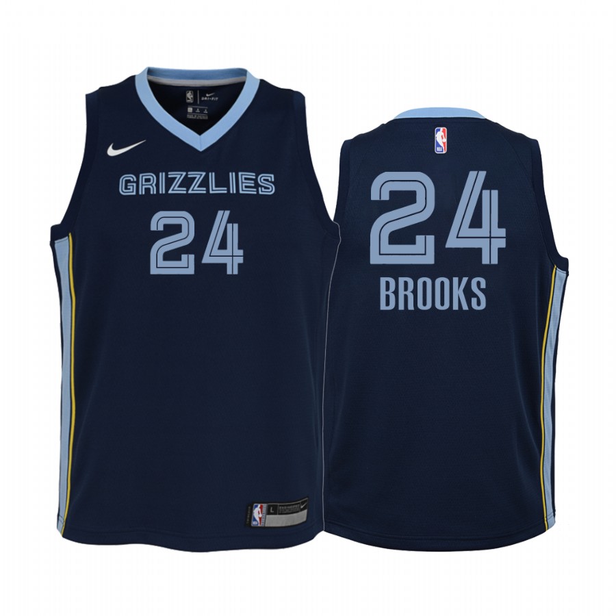 Dillon Brooks Memphis Grizzlies Youth Navy Icon Jersey Jumpman