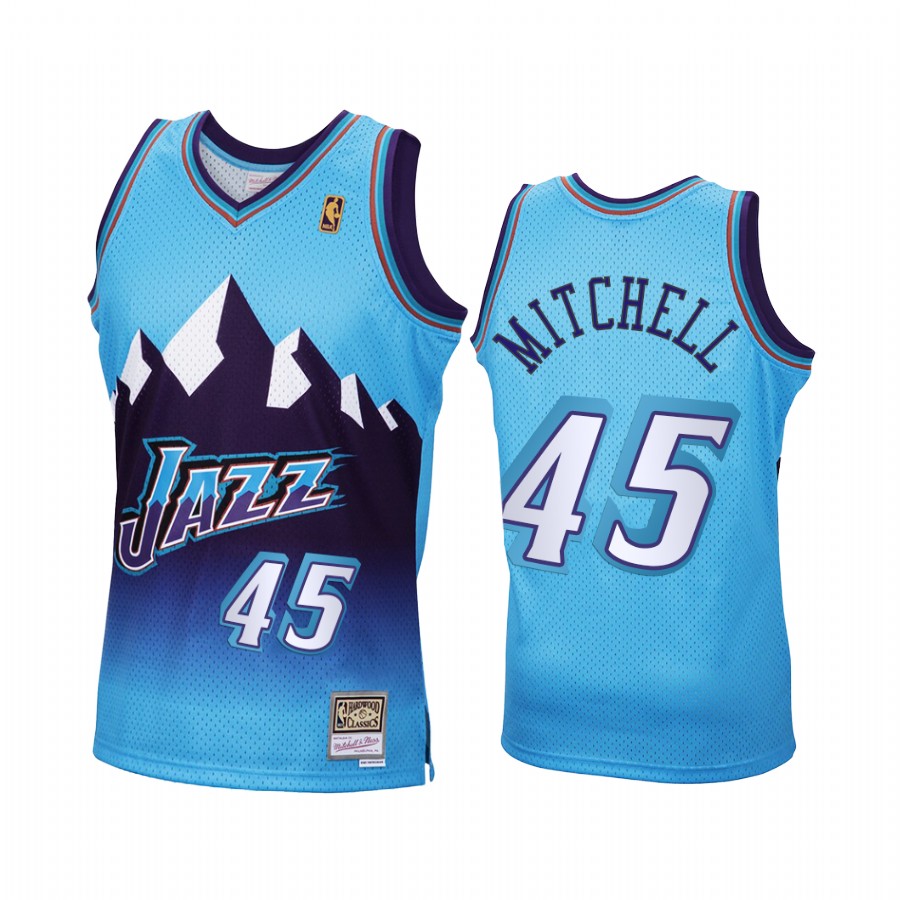 Donovan Mitchell Utah Jazz Blue Jersey Reload Classic