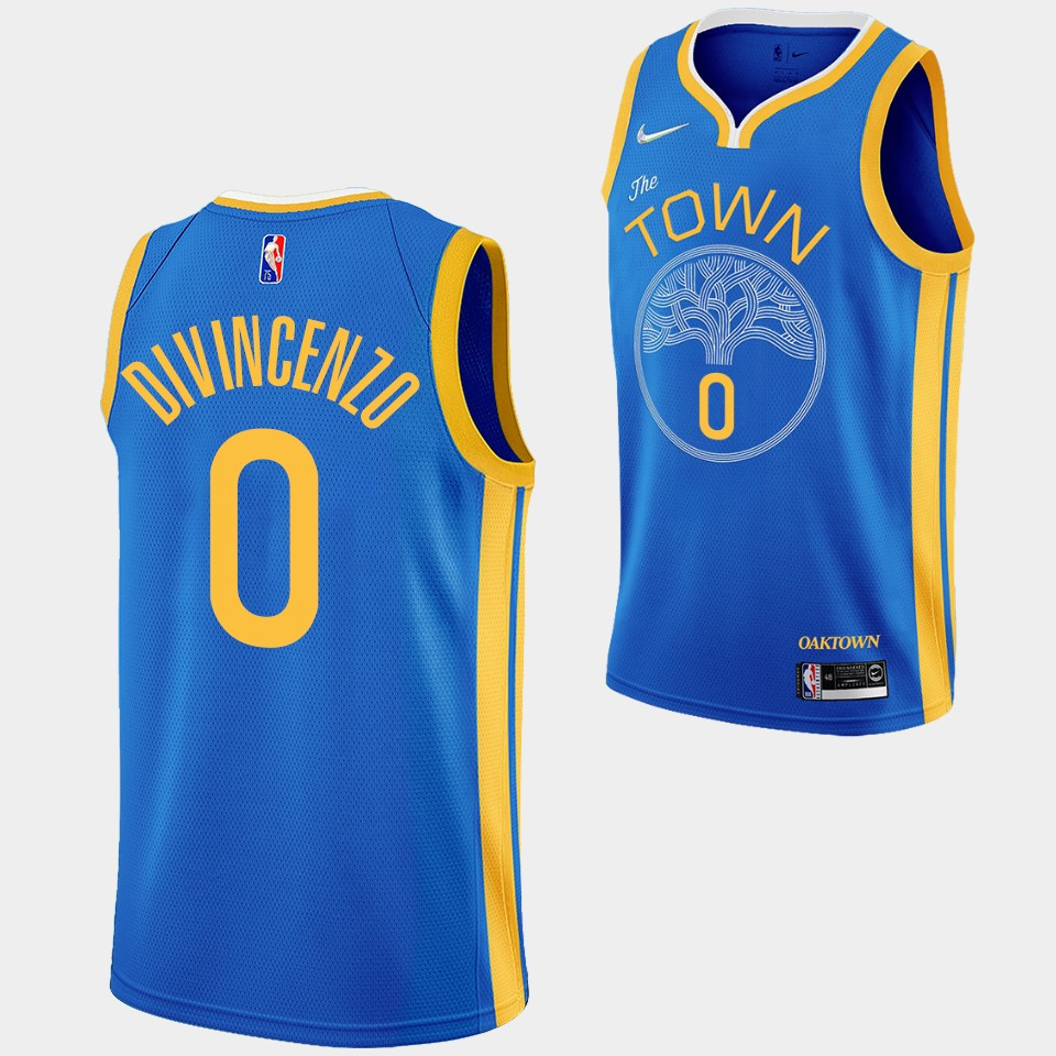 Donte DiVincenzo Golden State Warriors Earned Edition Jersey - All Stitched