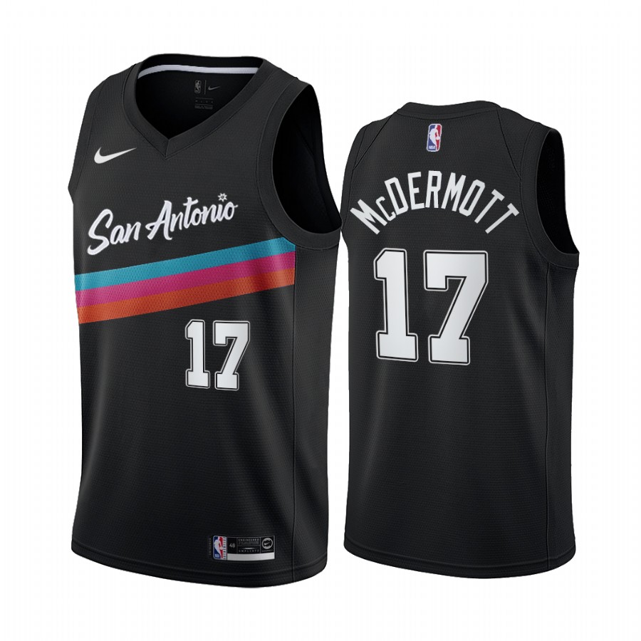 Doug McDermott San Antonio Spurs Black City Edition #17 Jersey Trade