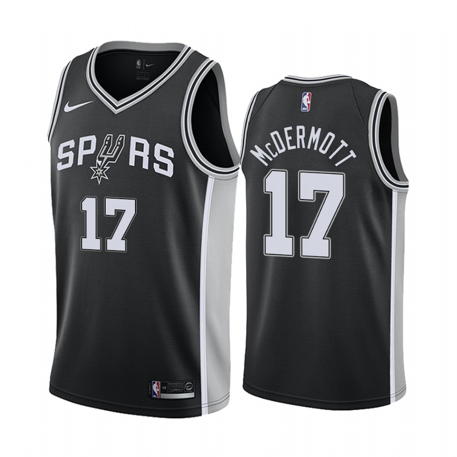 Doug McDermott San Antonio Spurs Black Statement Edition #17 Jersey Trade