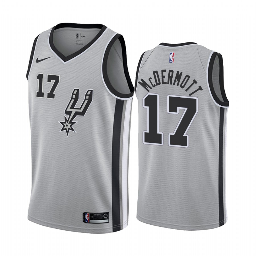 Doug McDermott San Antonio Spurs Gray Icon Edition #17 Jersey Trade