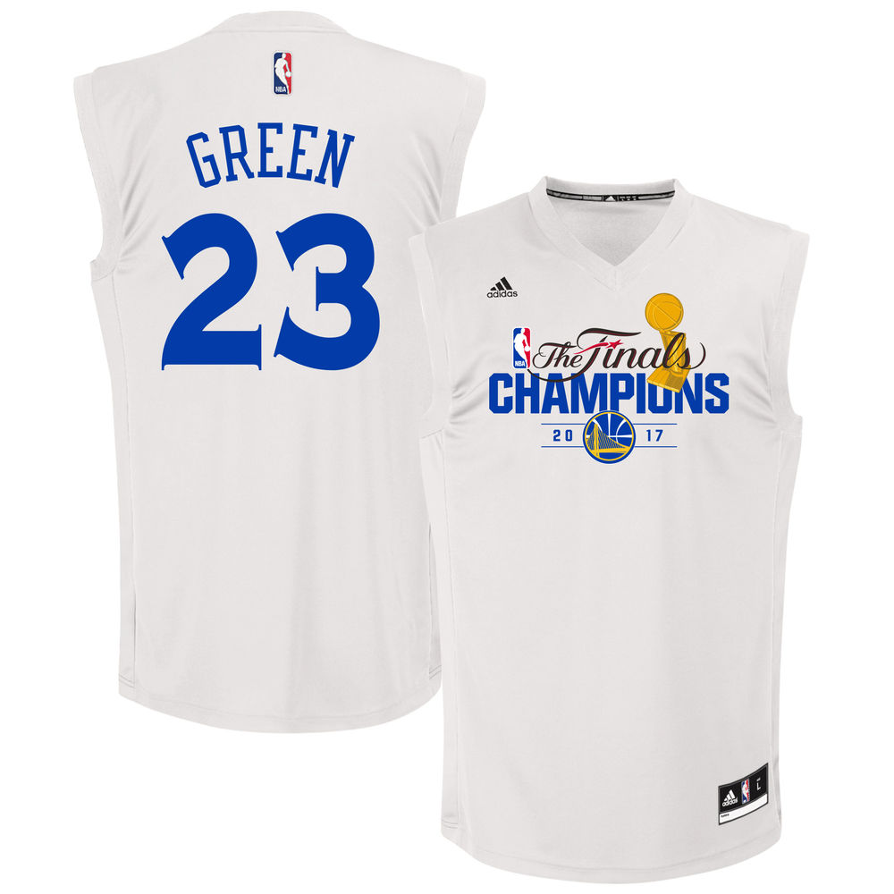 Draymond Green Golden State Warriors #23 White  Finals Champions Fashion White jersey
