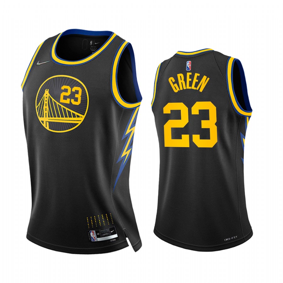 Draymond Green Golden State Warriors Black City Edition Women Jersey 75th Diamond Badge