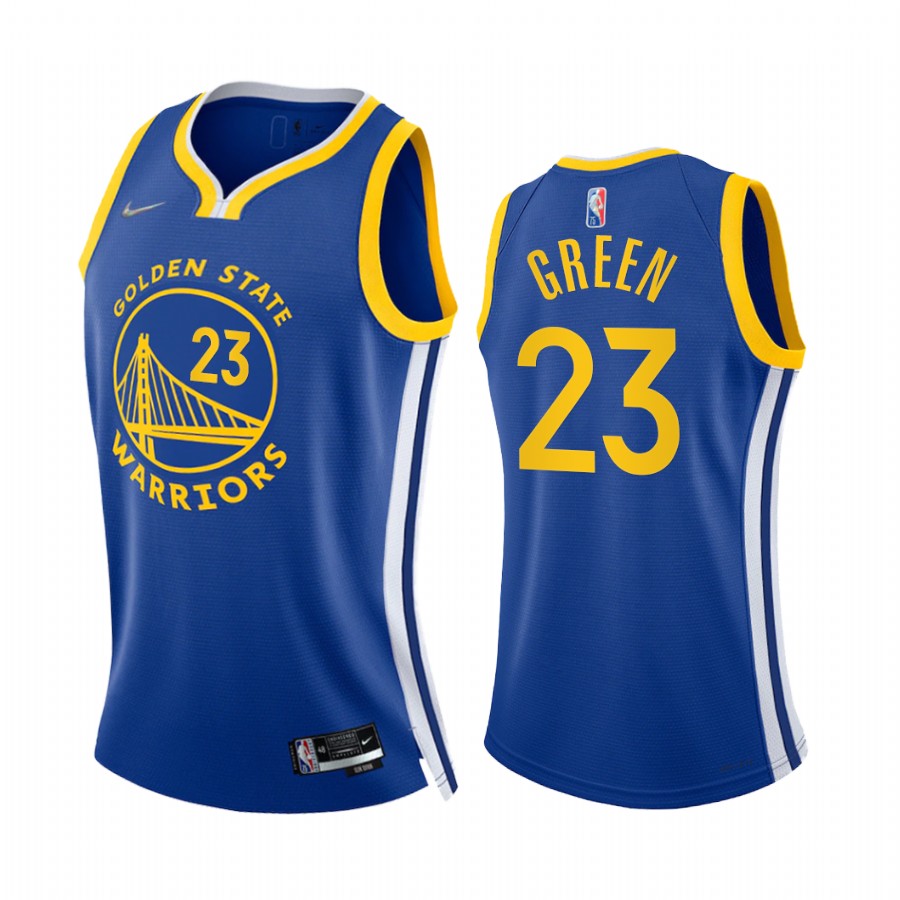 Draymond Green Golden State Warriors Royal Icon Edition Women Jersey 75th Diamond Badge