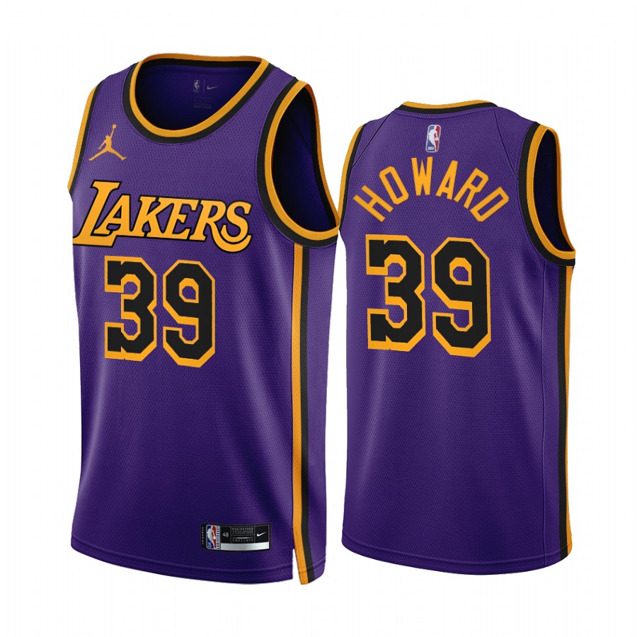 Dwight Howard Los Angeles Lakers Purple #39 Statement Edition Jersey