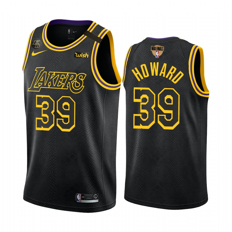 Dwight Howard Los Angeles Lakers Western Conference Champions Black Jersey Mamba Inspired