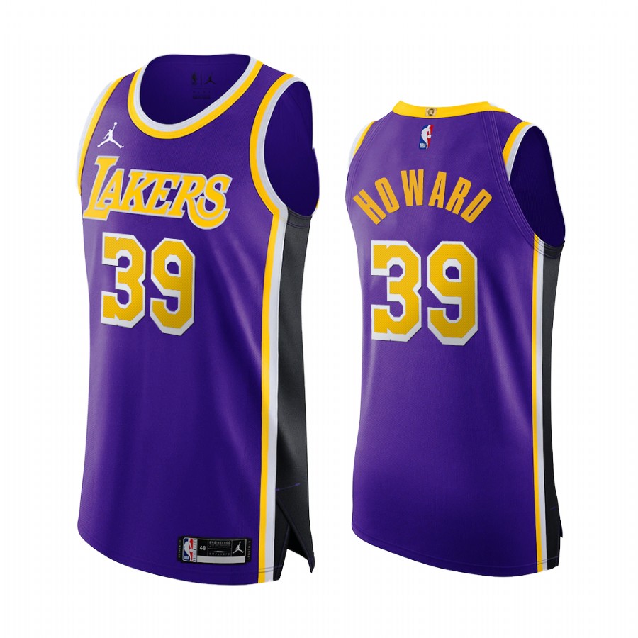 Dwight Howard Los Angeles Lakers Purple Statement Jersey Jumpman