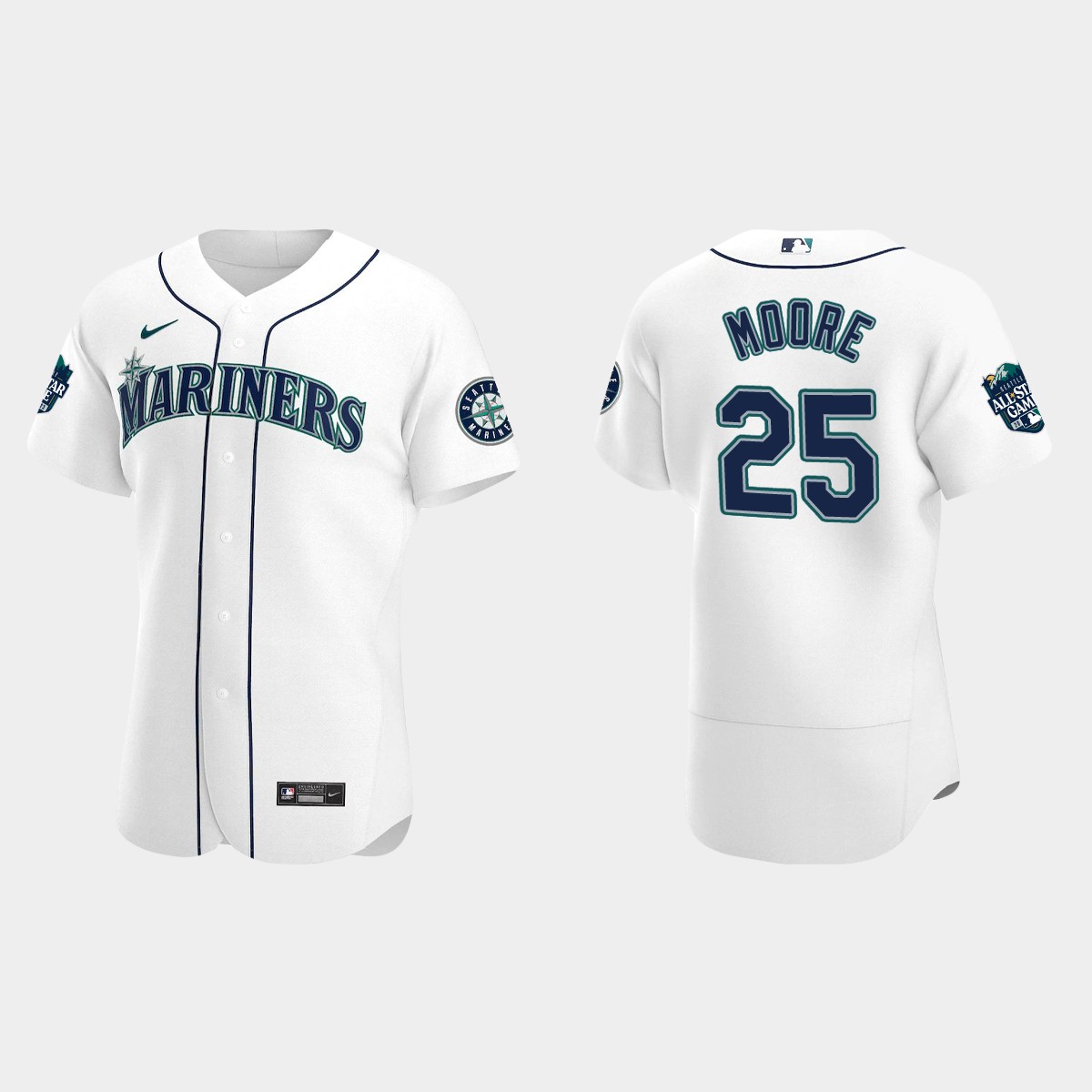 Dylan Moore Seattle Mariners All-Star Game Jersey - White