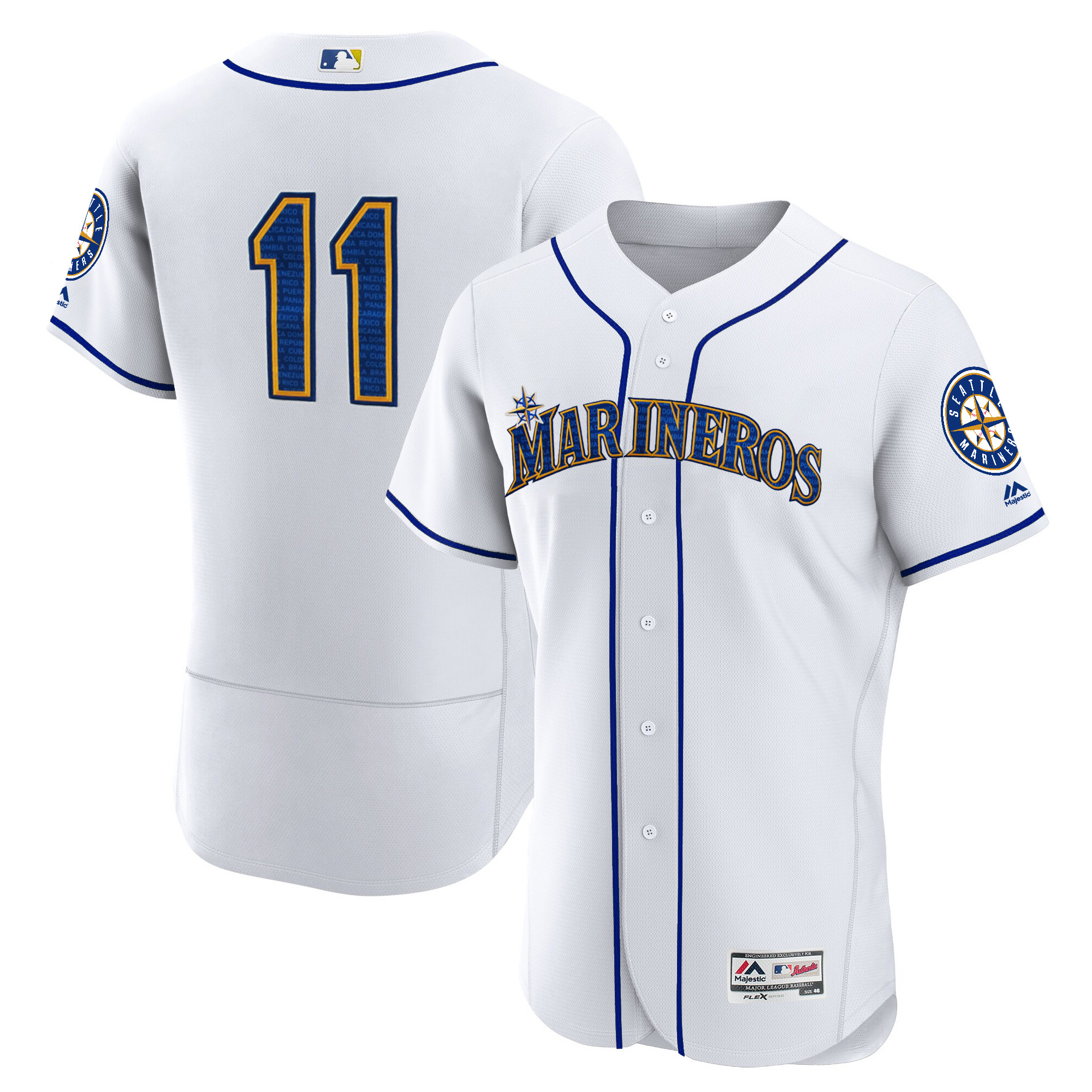 Edgar Martinez Seattle Mariners Hispanic Heritage Jersey