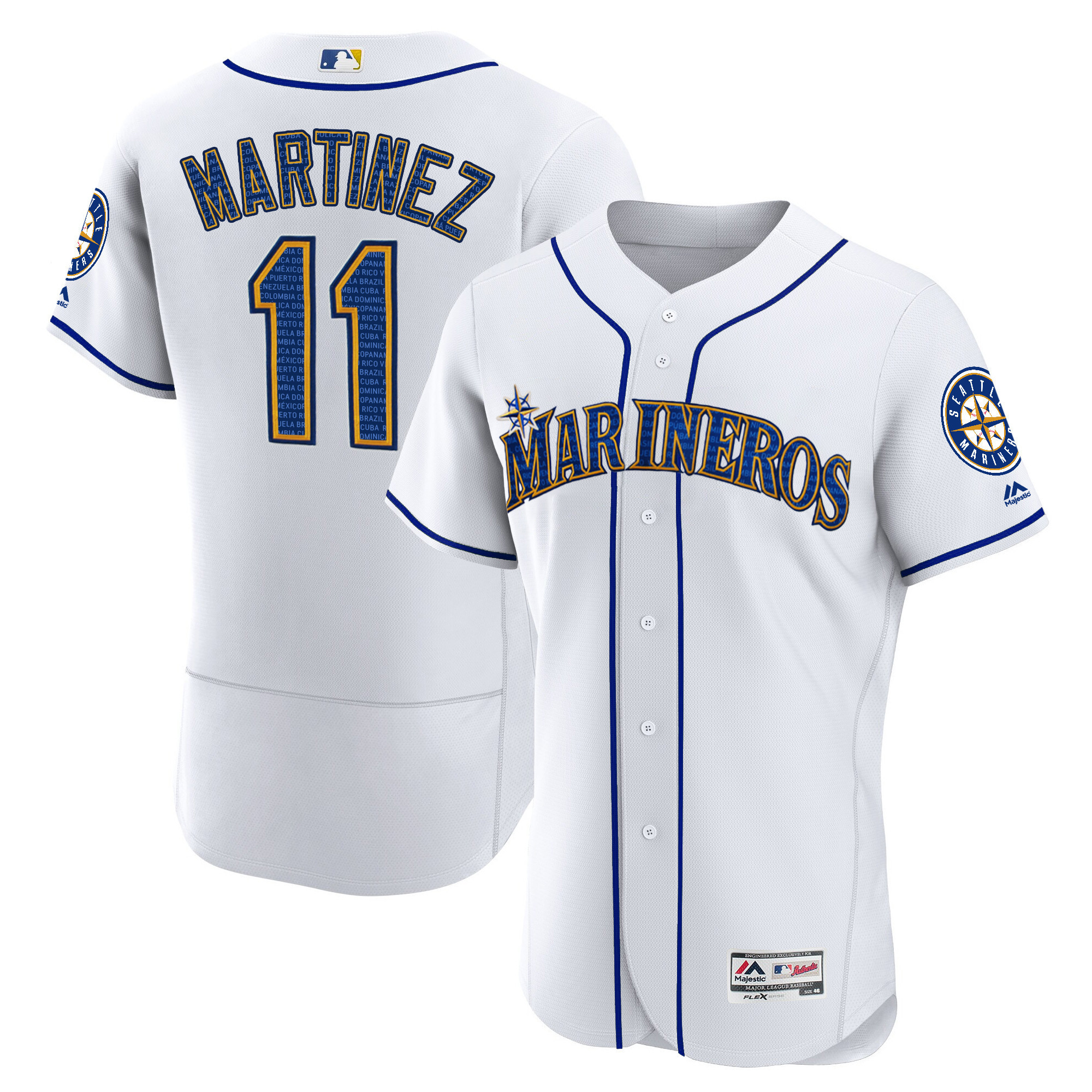 Edgar Martinez Seattle Mariners Hispanic Heritage Jersey