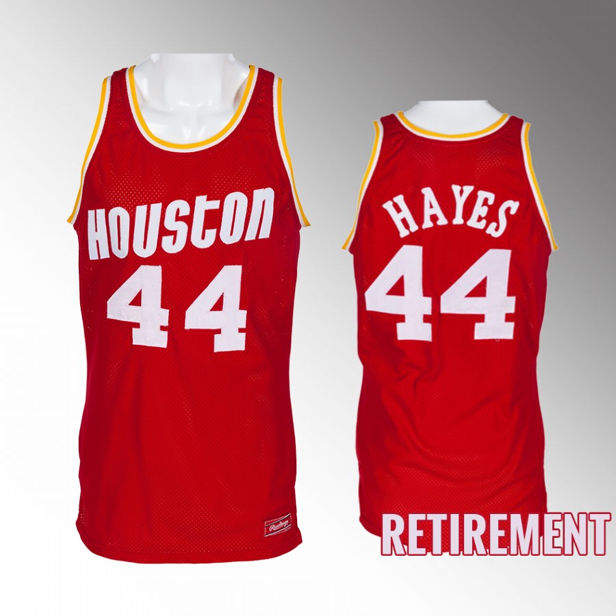 Elvin Hayes Retired Number 44 Houston Rockets Red Jersey