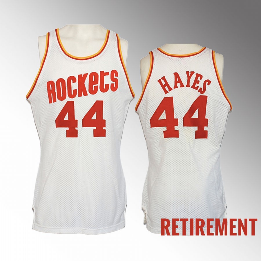 Elvin Hayes Retired Number 44 Houston Rockets White Jersey