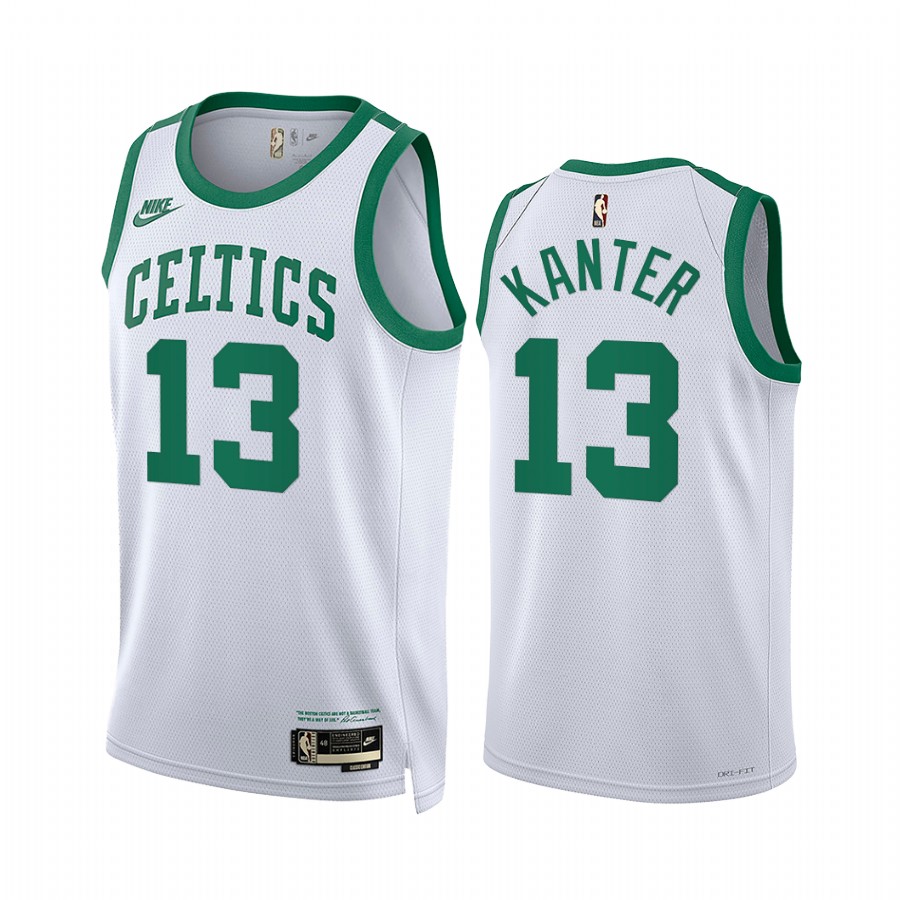 Enes Kanter Boston Celtics Classic Edition White #13 Jersey Year Zero