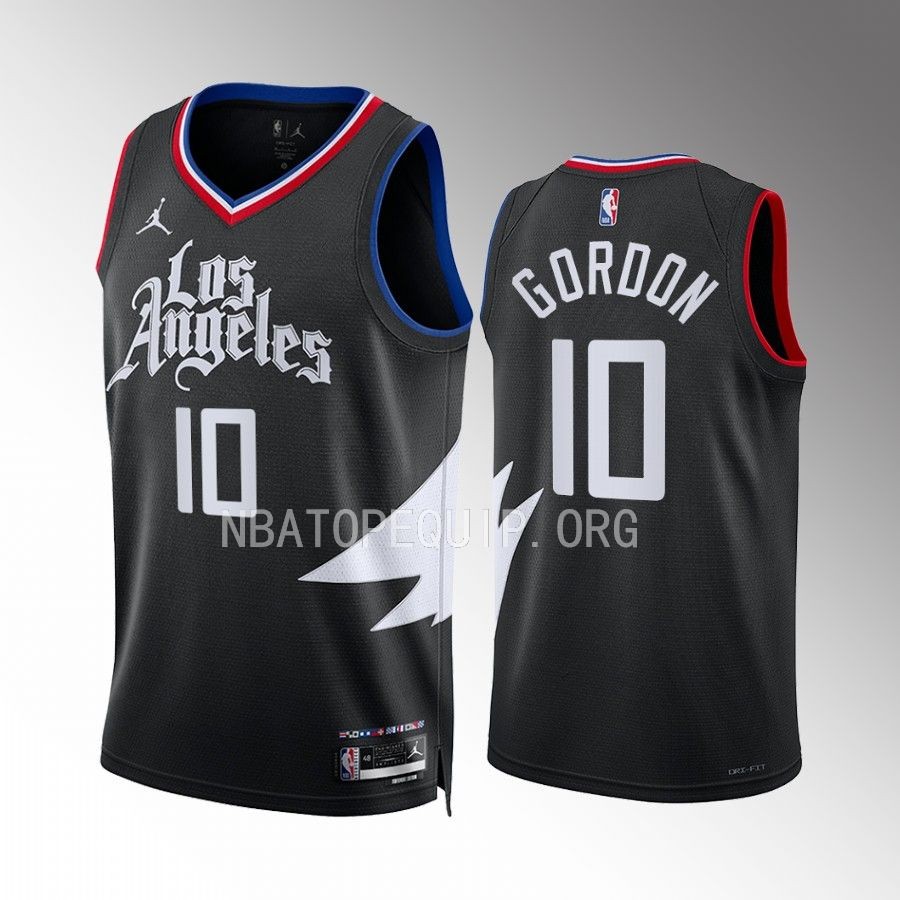 Eric Gordon LA Clippers Black #10 Statement Edition Jersey Swingman