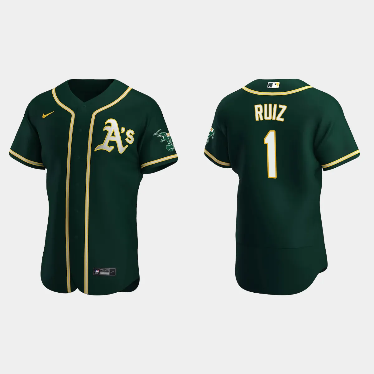 Esteury Ruiz Oakland Athletics Alternate Jersey - Green