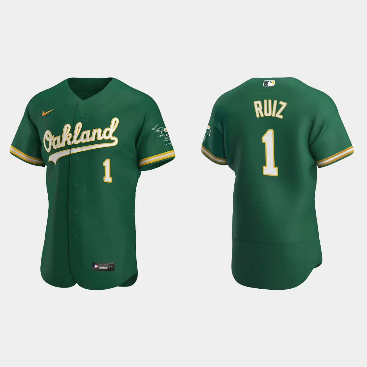 Esteury Ruiz Oakland Athletics Alternate Jersey - Kelly Green