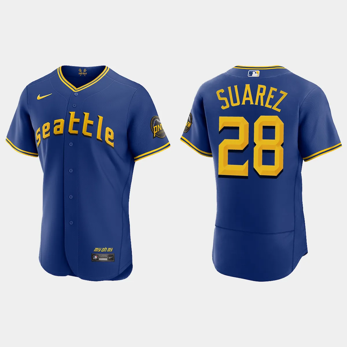 Eugenio Suarez Seattle Mariners City Connect Jersey - Royal