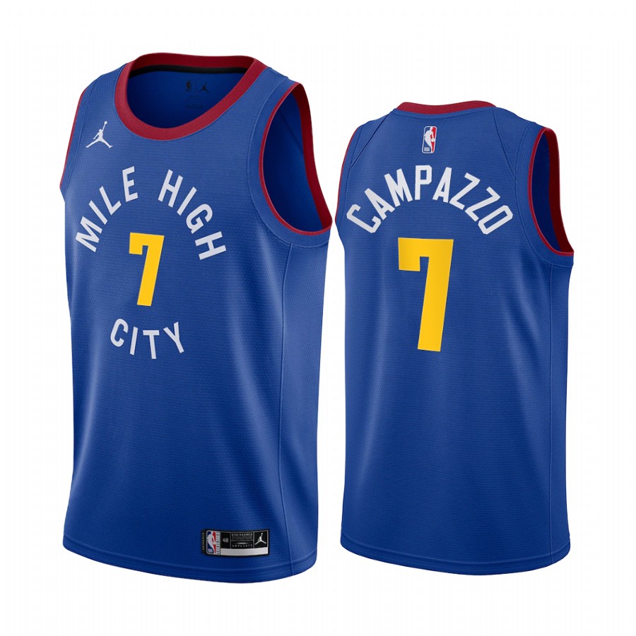 Facundo Campazzo Denver Nuggets Blue Statement Jersey Trade