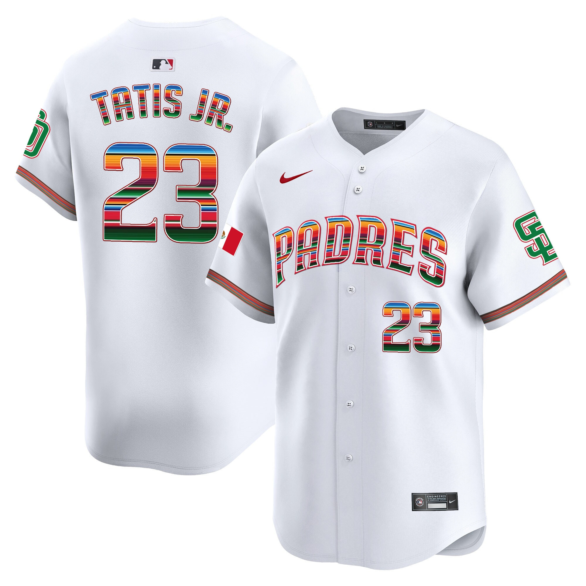 Fernando Tatis Jr. Men's San Diego Padres Mexico Premier Limited White Jersey
