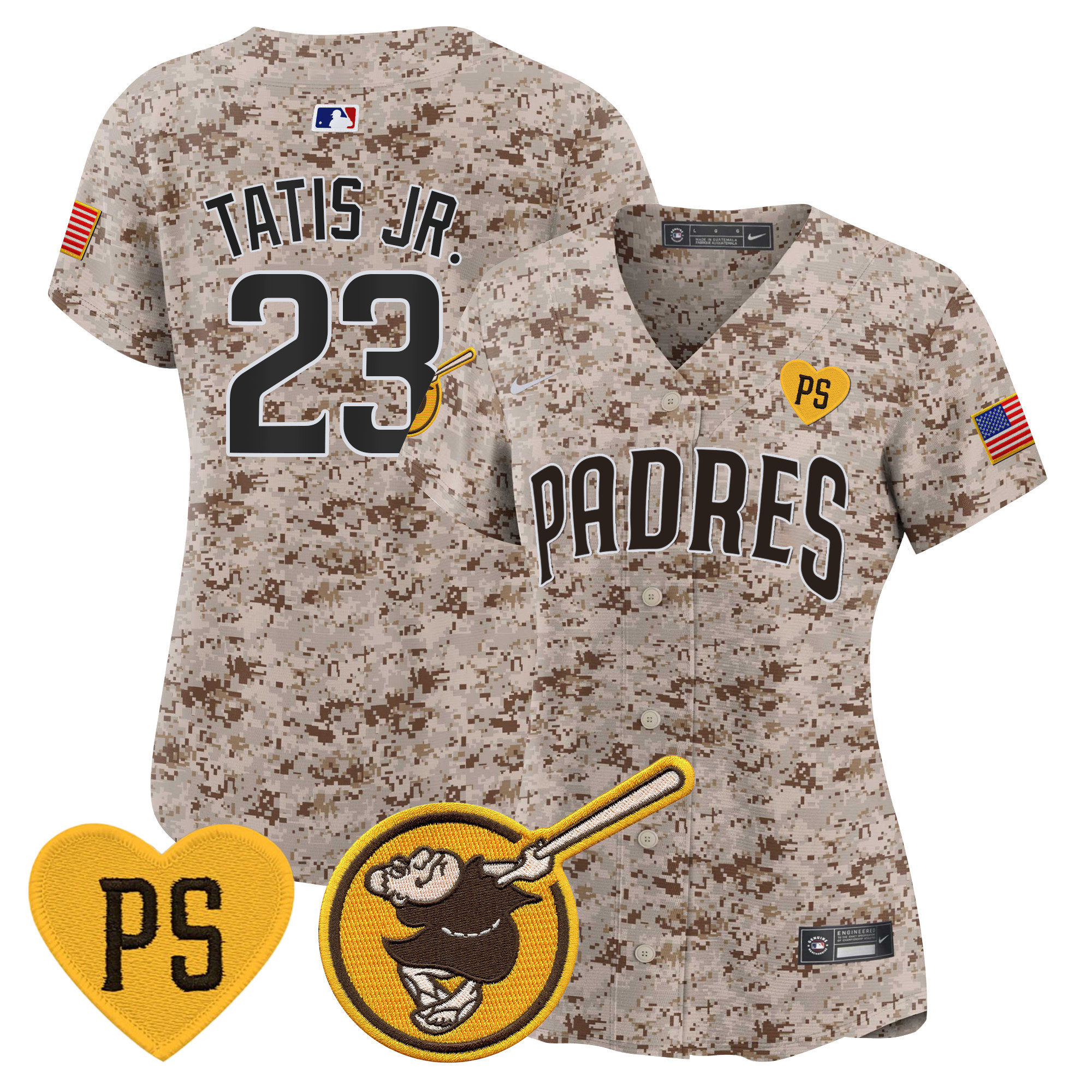 Fernando Tatis Jr. Women's San Diego Padres USMC Alternate Vapor Premier Limited Desert Jersey