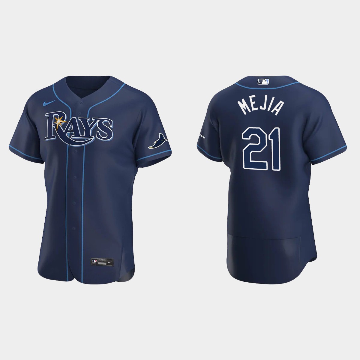 Francisco Mejia Tampa Bay Rays Alternate Jersey - Navy