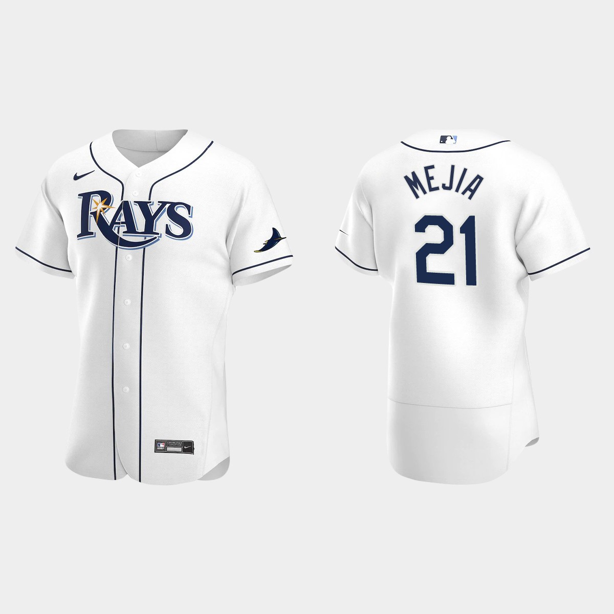 Francisco Mejia Tampa Bay Rays Home Jersey - White